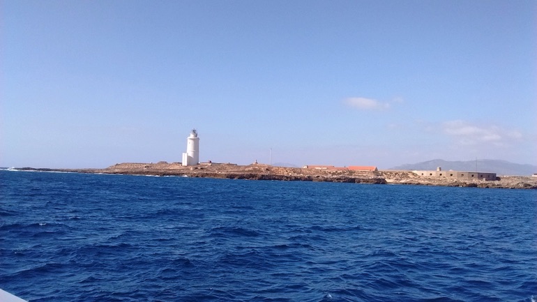 The Island of Tarifa from the sea